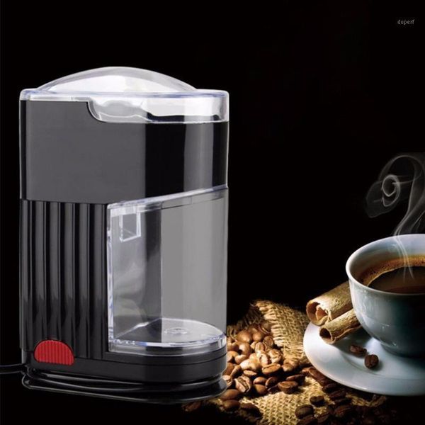 

220v household electric coffee grinder stainless steel blade bean spice maker grinding machine rapid autonmatic coffee mill1