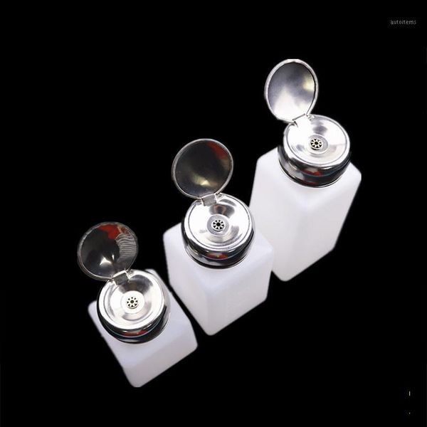 

1pc 100ml 200ml 250ml plastic alcohol bottle soldering flux press metal cap for mobile phone tablet pc repair1