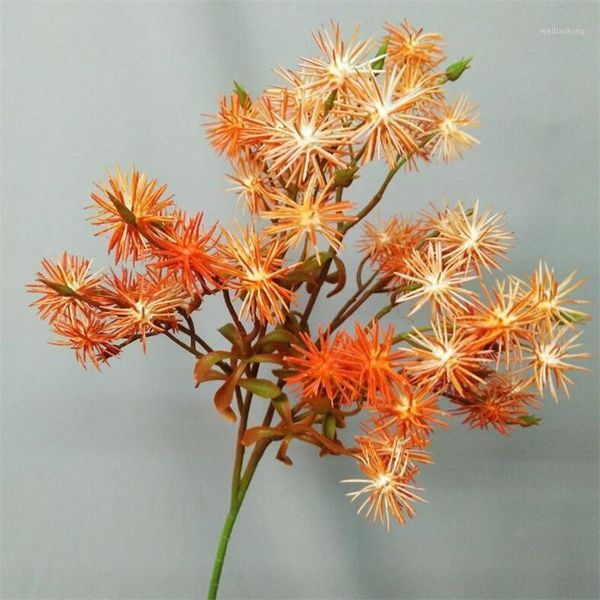 

decorative flowers & wreaths fake dandelion (4 heads/piece) 19.69" length simulation misty pincushion flower for wedding home artificia