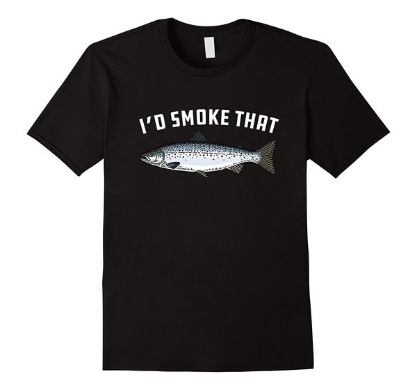 

i'd smoke that: salmon, fish bbq, barbecue novelty game middle aged western style sport hooded sweatshirt hoodie t shirt