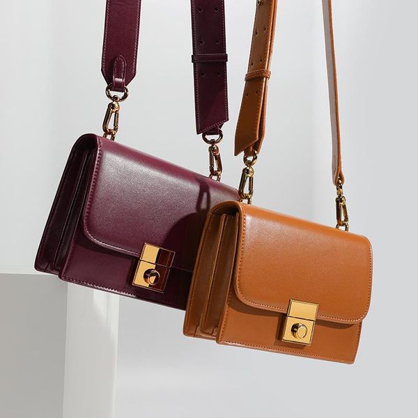 

advanced women's bag 2020 new small square bag wide shoulder strap slung