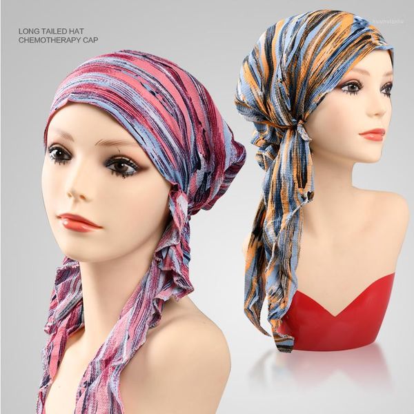 

variety of long-tailed hats headscarves hair bands hats travel kitchen dust caps fashion multicolor thanksgiving1