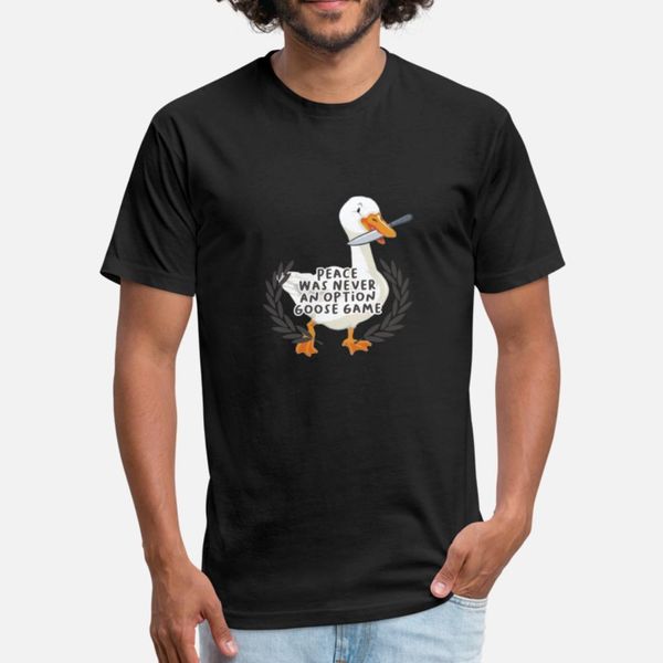 

peace was never an option goose game graphic designers t shirt funky popular latest tracksuit hoodie sweatshirt