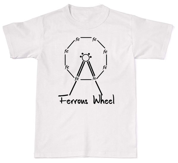 

summer fashion casual men t shirt ferrous wheel funny chemistry science joke humour mens womens t shirt t s sport hooded sweatshirt hoodie
