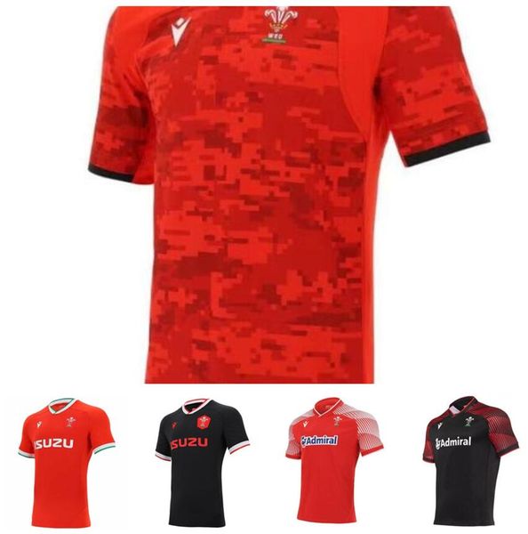 

2021 rugby world cup jersey wales rugby jersey t-shirt rugby league jersey shirt red men shirts sport 2020, Black;yellow