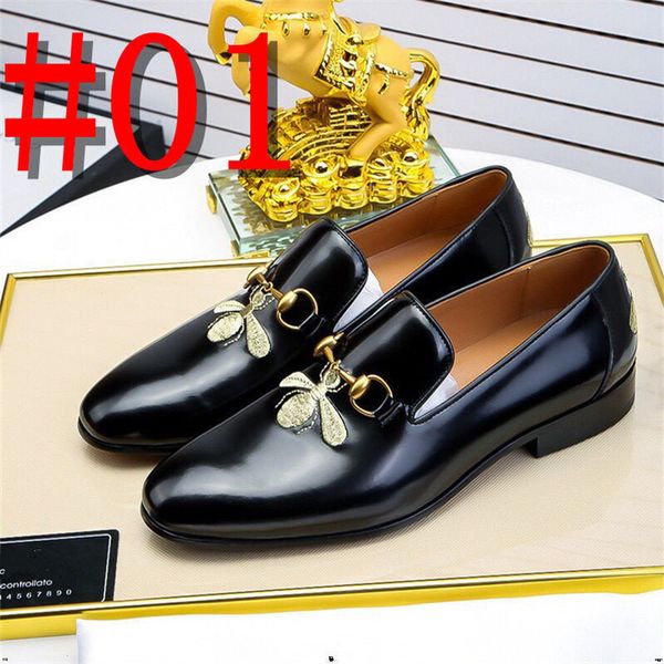 

luxury men's business dress casual shoes for designers men soft genuine leather fashion mens comfortable oxford shoes, Black
