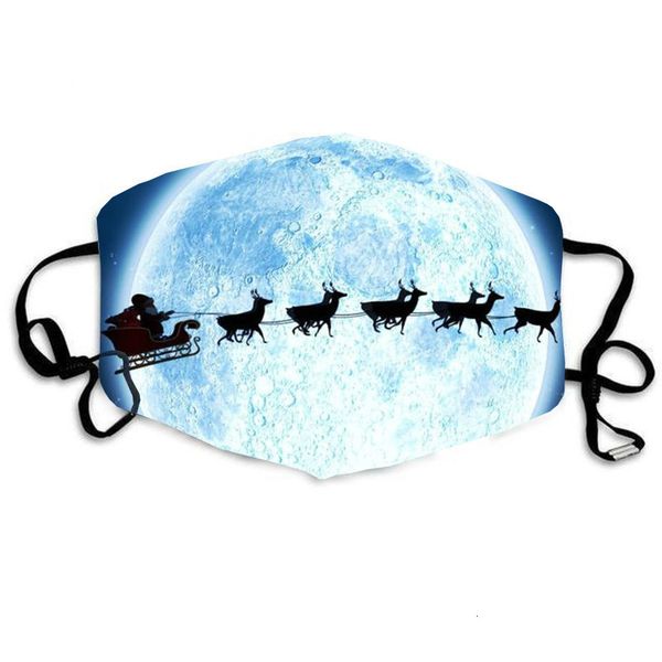 

rq2anti fashion printed xmas face masks dust santa claus christmas mouth cover washable reusable dhl