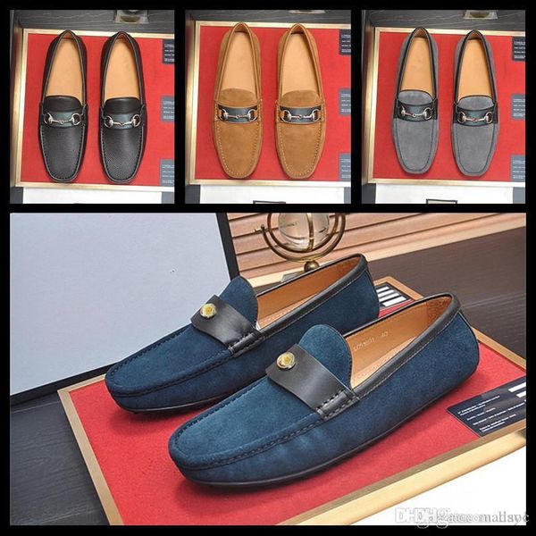 

c3 fashion men loafers italy brand luxury designer party wedding men dress shoes fashion men's business shoes 33, Black