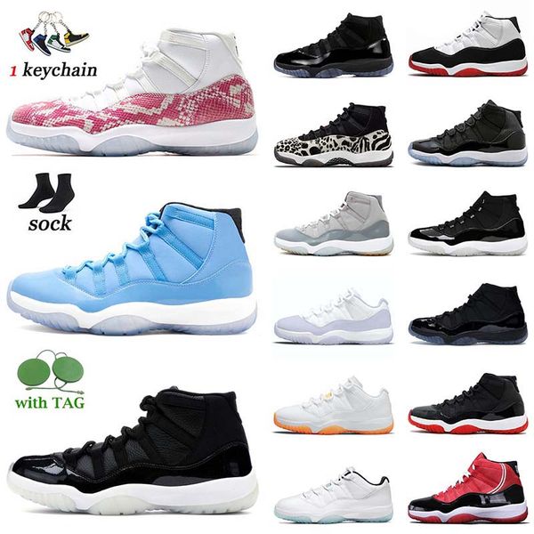 

25th jubilee anniversary mens originals jumpman 11 basketball shoes 11s pure violet cool grey citrus unc white bred high low legend blue