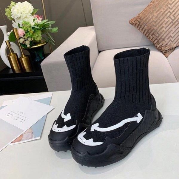 

последние женские сапоги электронные вышивки соответствующие цветные буквы логотип круглые головки средний ботинок для bowboy booties shoe00, Black