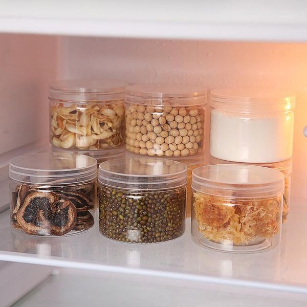 

1 pcs plastic sealing storage box kitchen preservation refrigerator grain sugar nuts plastic fresh pot container k1588 i1