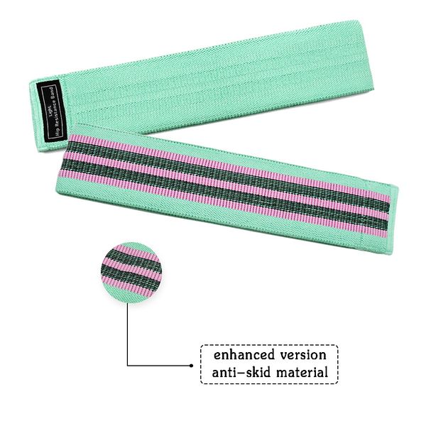 

3pcs/set ladies fabric resistance bands hip glute exercise expander elastic fitness yoga training strap pull rope2021#45