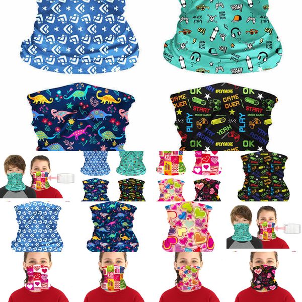 

factoryfactoymagic headscarf washcloth boy girl kid protective sports riding mask equipped with element pm2.5 meltblown 10 n0mke