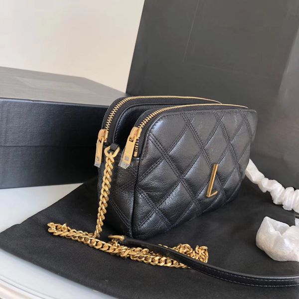 

new style 7a none genuine leather easter day easter day plain cover 608941yd chains fashion bags interior compartment single shoulder bag