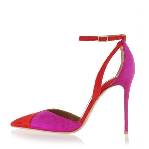 

explosion thin heel sandals large size buckle sandals mixed colors classics women shoes1, Black