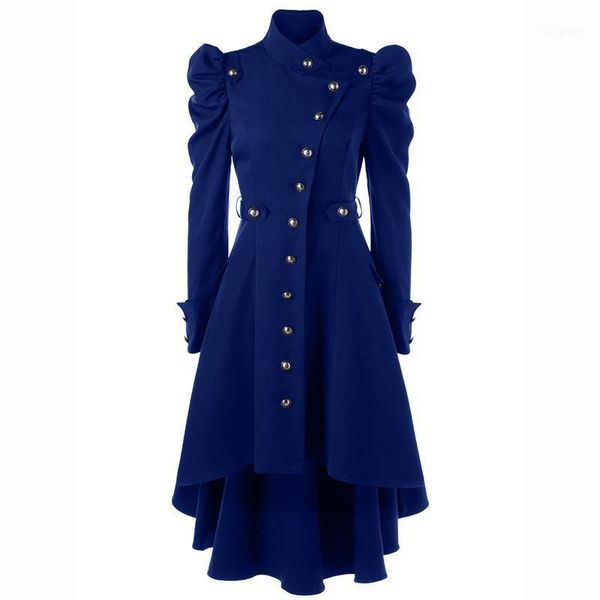 

european american-style selling trench coat stand collar slim fit british style mid-length women's coat1, Tan;black