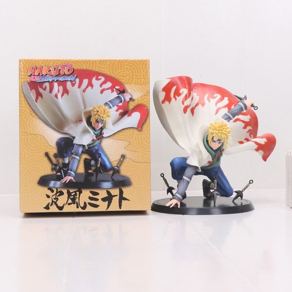 

naruto shippuden namikaze minato pvc figure collectible model toy 14cm y200421