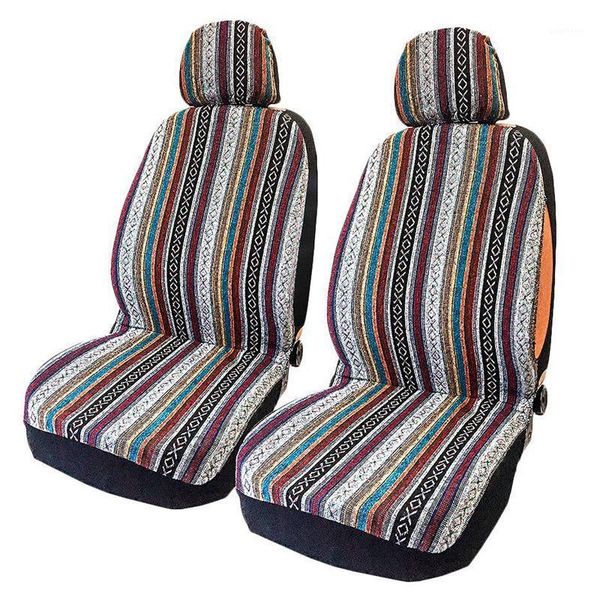 

tirol 4pcs universal car front seat cover detachable headrest seat protectors cover1