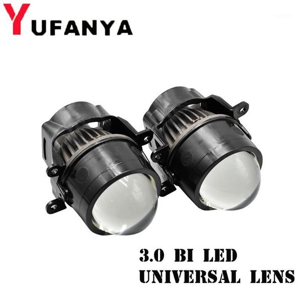

3.0 inch bi led fog projector lens waterproof high/low beam auto headlamp retrofit car headlight all in one easy installation1