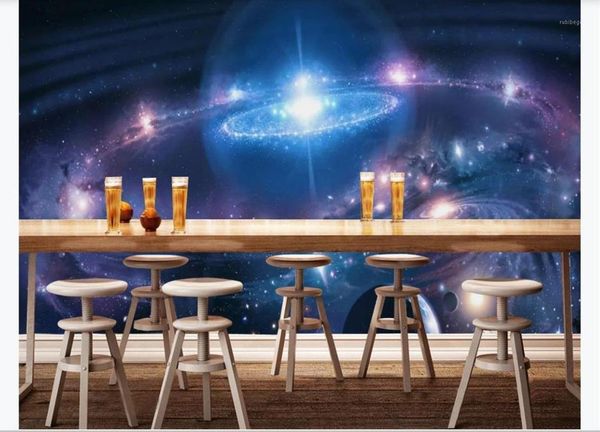 

wallpapers custom any size 3d wall mural vast universe starry sky wallpaper living room sofe tv background papel de parede1