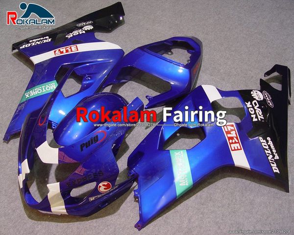 

motorcycle fairing kits for suzuki gsxr600 2005 k4 04 05 fairings gsxr750 2004 gsx-r750 2005 (injection molding)