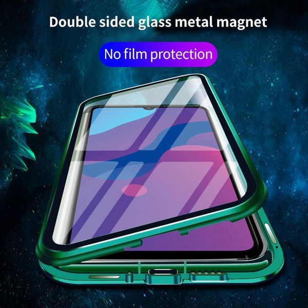 

magnetic case for huawei honor 9a case double sided tempered glass full protect cover case for huawei honor 9a 9 a moa lx9n h wmtfan