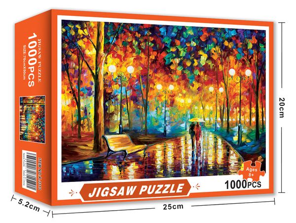 

2020 children puzzle 1000 pieces super large stress reduction puzzle pieces students birthday gift creative toys