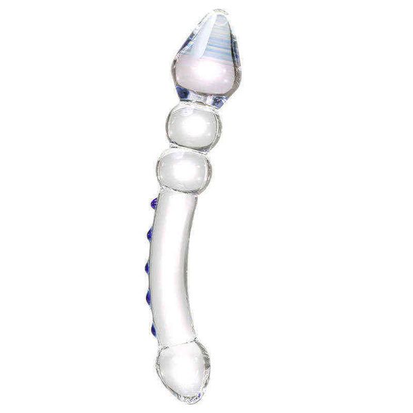 NXY Dildo Enorme Dildo di cristallo trasparente Giocattoli per adulti Masturbazione femminile Palline anali Massaggio vaginale Dilatatore Sesso per donne 0121