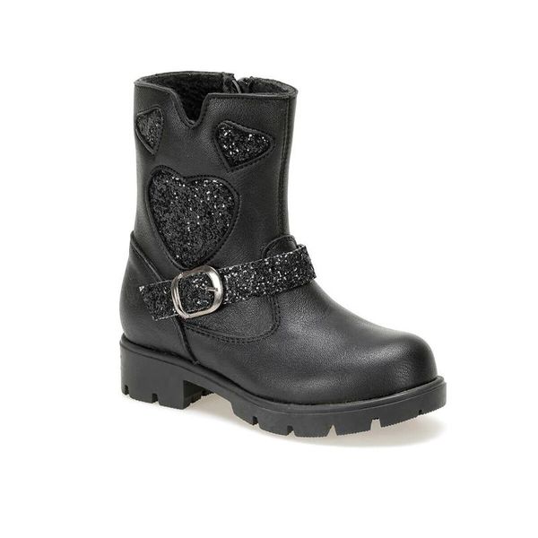 

flo rimma 9pr black female child basic casual shoes kinetix, Black;grey