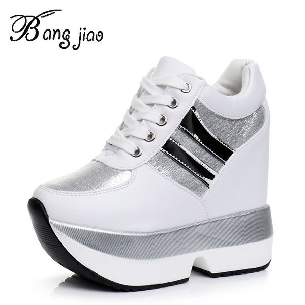 

spring autumn direct sales stores 12cm high heels informal sports shoes thick women's, Black