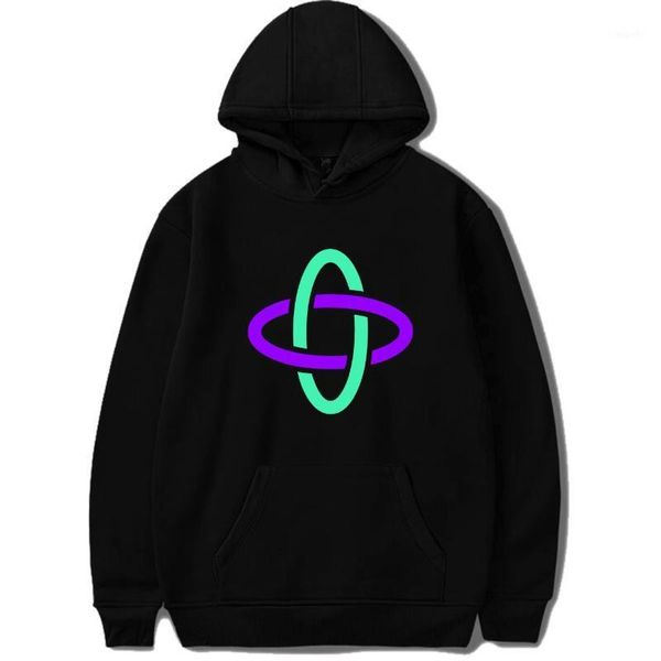 

txt combination printing hoodies sweatshirt high street hoodie sweatshirts ladies idol hip hop new casual fashion kpop outwear1, Black