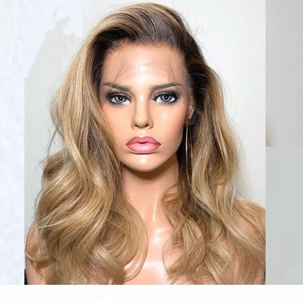 

ombre blonde indian body wave tranparent full lace human hair wigs 13x6 lace front remy human hair wigs 180density for women, Black