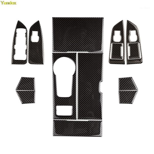 

yandex 14pcs modified interior carbon fiber panel interior paste for taurus1