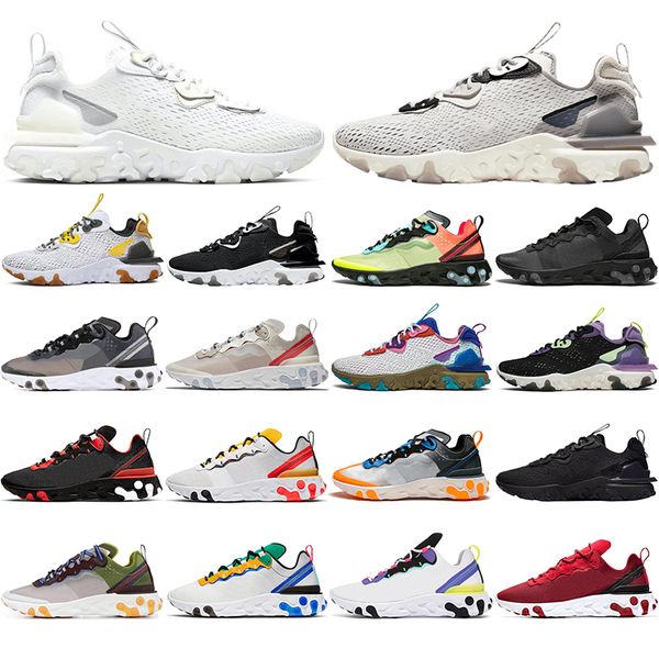 

2020 react element 87 55 running shoes for men women desert oasis triple black white gym red pastel hues mens trainers sports sneakers