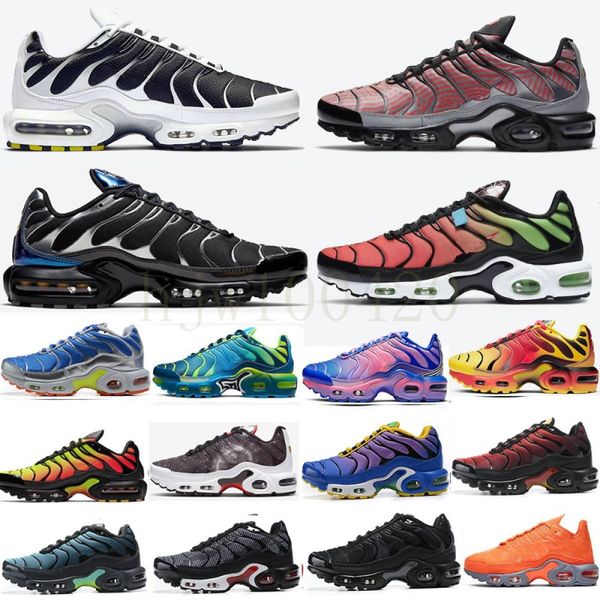 

news mens tn plus women run shoes trainers triple black white hyper blue oreo smoke grey worldwide pink fade men outdoor sports sneakers