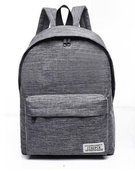 

canvas backpack schoolbag tide small fresh college style backpack men and women travel bag
