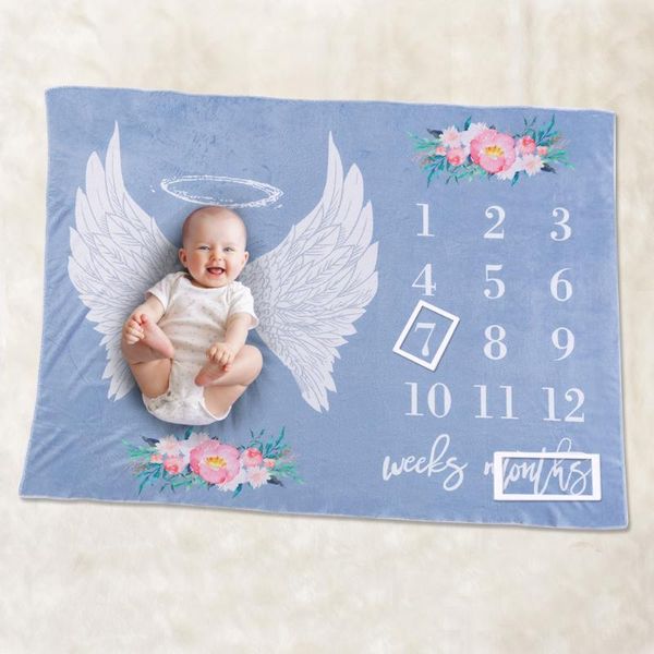 

baby blanket classic colors and simple durable design newborns monthly p props background cloth flannel wrap
