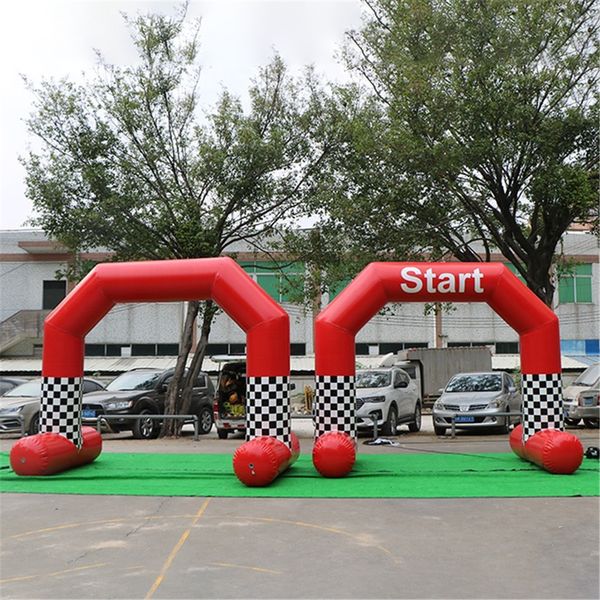 

customized pvc inflating sport arch balloon inflatable start finish line archway event entrance with ce/ul pump on sale