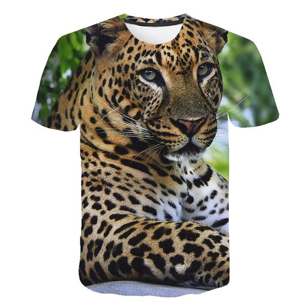 

animal fiercely tiger o collar dizziness 3d print shirts horror aesthetic funny men clothing
