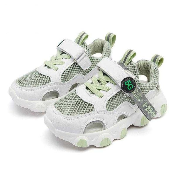 

elling designer new summer lightweight breathable mesh casual walking sports sandals for children boys girls running sport tennis shoes clas, Black