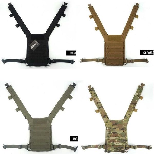 

hunting jackets outdoor tactics ss d3 series chest hanging back plate1, Camo;black