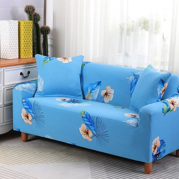 

printed sofa cover high elastic sofa cover full furniture with two pillowcases1