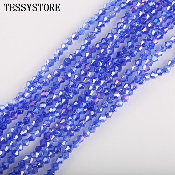 

110pcs 4mm малый ab цвет cut грановитой хрустальные бусины сыпучие spacer круглые стеклянные бусы для изготовления ювелирных изделий браслет