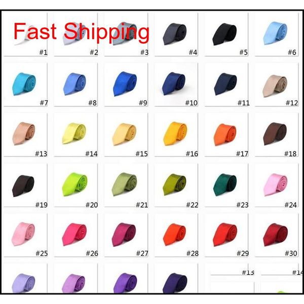 

casual slim tie men's solid color skinny necktie formal wedding party ties for men clothing acc qylaoy homes2007, Black;gray