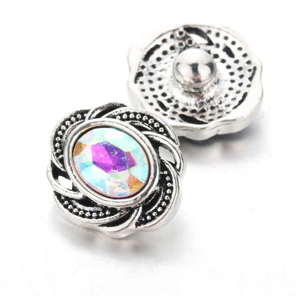 

10pcs lot new cat snap jewelry 12mm snap buttons with rhinestone charm button fit snap bracelets bangles for women h jlllyy