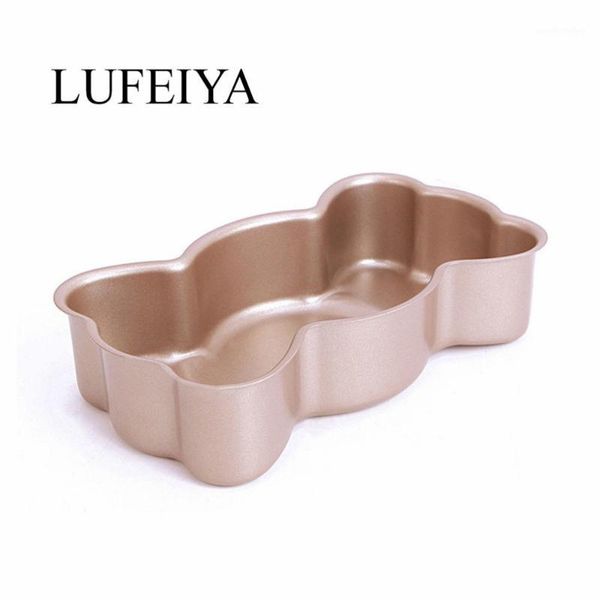 

cheese cake pan bow tie shape cake mould non-stick muffin pan bread (gold)1