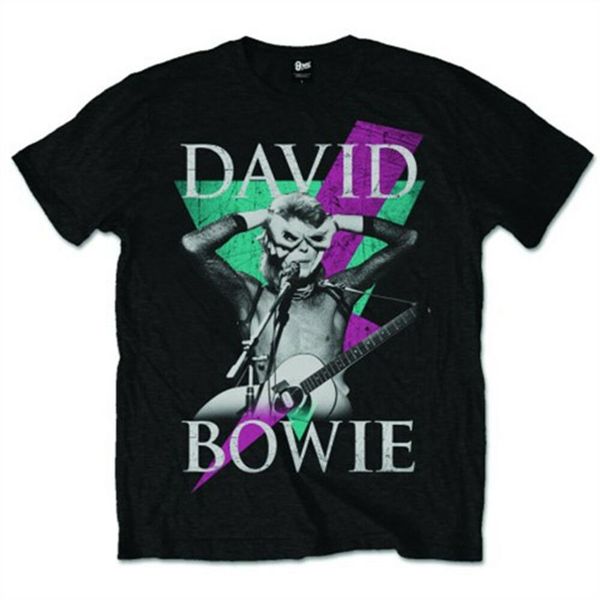 

david bowie men's thunder short sleeve , black, small new new 2020 fashion mens hoodie designers t shirts sweatshirt