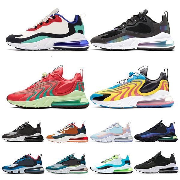 

2020 react mens running shoes for womens bauhaus metalic gold triple black white dusk purple laser blue women sports sneakers size 36-45, White;red