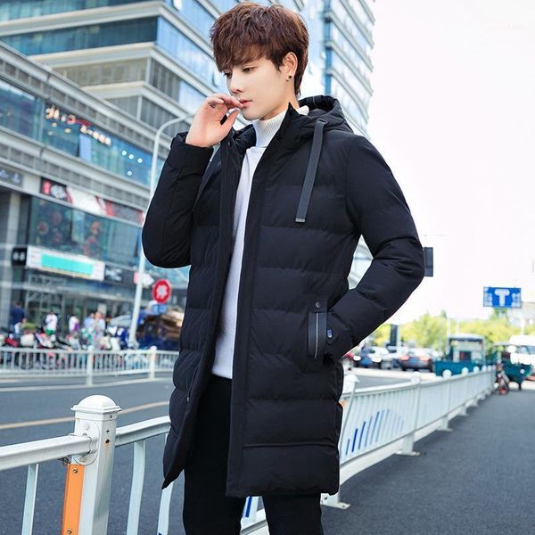 

boutique winter new men's cotton padded clothes with hoods thickened down cotton padded clothes1, Black