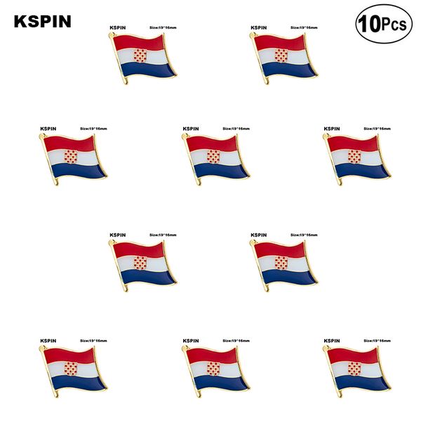 

slovakia flag lapel flag badge brooch pins badges 10pcs a lot, Gray